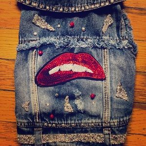 Dog jean jacket